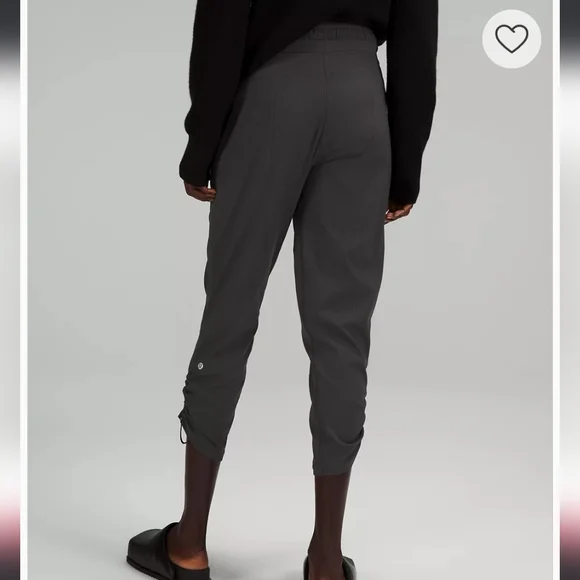 LULULEMON DANCE STUDIO CROP 25” DARK OLIVE SIZE 12 - Picture 2 of 8